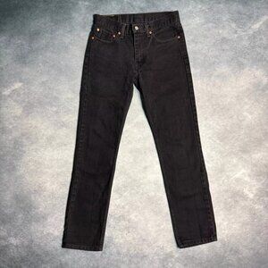 Levis 511 Slim Fit Straight Jeans Mens 31x32 Fits 30x29.5 Black